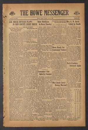 The Howe Messenger (Howe, Tex.), Vol. 13, No. 22, Ed. 1 Friday, June 5, 1936