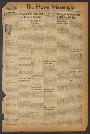 The Howe Messenger (Howe, Tex.), Vol. 16, No. 15, Ed. 1 Friday, April 14, 1939