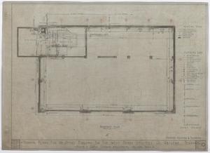 Primary view of object titled 'West Texas Utilities Office Mechanical Plans, Abilene, Texas: Basement Plan'.