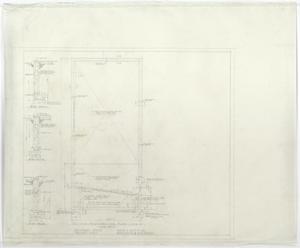 Primary view of object titled 'Weltman's Store Building, Abilene, Texas: Revised Foundation Plan'.