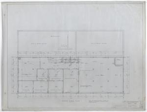 Primary view of object titled 'West Texas Utilities Warehouse, Abilene, Texas: Second Floor Plan'.