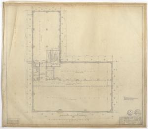 Primary view of object titled 'West Texas Utilities Office Addition, Abilene, Texas: Fifth Floor Plan'.