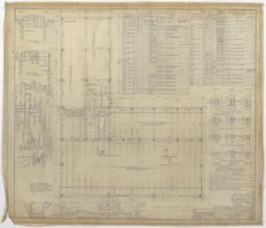 Primary view of object titled 'West Texas Utilities Office Addition, Abilene, Texas: Roof Structural Plan'.
