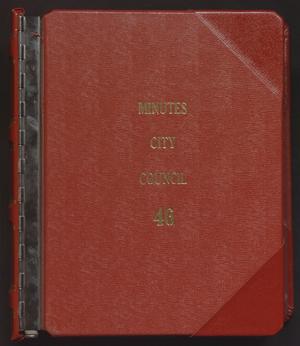 Primary view of object titled '[Abilene City Council Minutes: 2005]'.