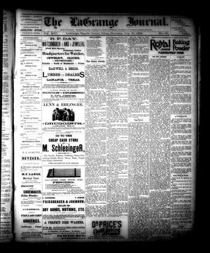 The La Grange Journal. (La Grange, Tex.), Vol. 14, No. 30, Ed. 1 Thursday, July 27, 1893