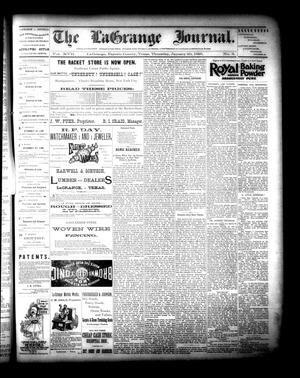 The La Grange Journal. (La Grange, Tex.), Vol. 17, No. 5, Ed. 1 Thursday, January 30, 1896