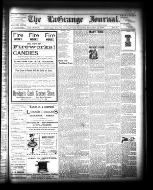 Primary view of object titled 'The La Grange Journal. (La Grange, Tex.), Vol. 18, No. 51, Ed. 1 Thursday, December 23, 1897'.