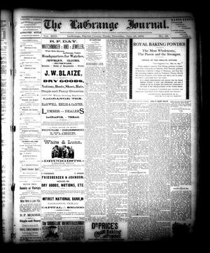 The La Grange Journal. (La Grange, Tex.), Vol. 13, No. 25, Ed. 1 Thursday, June 23, 1892