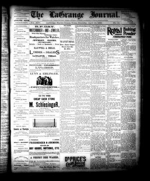 The La Grange Journal. (La Grange, Tex.), Vol. 14, No. 15, Ed. 1 Thursday, April 13, 1893
