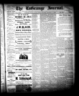 The La Grange Journal. (La Grange, Tex.), Vol. 13, No. 48, Ed. 1 Thursday, December 1, 1892
