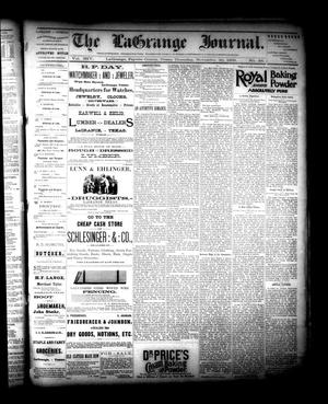 The La Grange Journal. (La Grange, Tex.), Vol. 14, No. 48, Ed. 1 Thursday, November 30, 1893