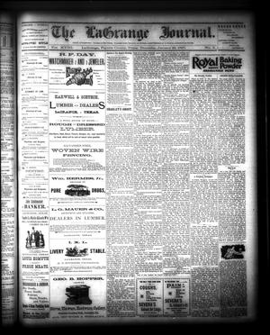 The La Grange Journal. (La Grange, Tex.), Vol. 18, No. 5, Ed. 1 Thursday, January 28, 1897