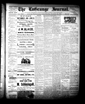 The La Grange Journal. (La Grange, Tex.), Vol. 13, No. 51, Ed. 1 Thursday, December 22, 1892