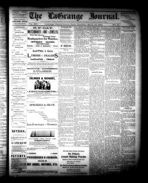 The La Grange Journal. (La Grange, Tex.), Vol. 15, No. 13, Ed. 1 Thursday, March 29, 1894