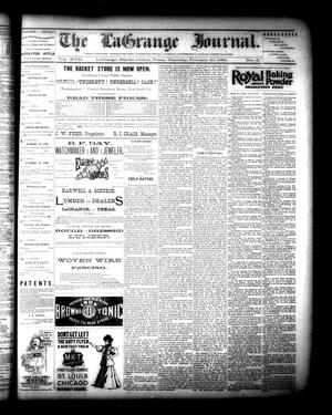 The La Grange Journal. (La Grange, Tex.), Vol. 17, No. 8, Ed. 1 Thursday, February 20, 1896