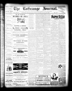 The La Grange Journal. (La Grange, Tex.), Vol. 17, No. 43, Ed. 1 Thursday, October 22, 1896