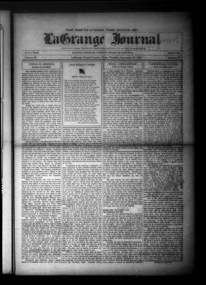 Primary view of object titled 'La Grange Journal (La Grange, Tex.), Vol. 48, No. 39, Ed. 1 Thursday, September 29, 1927'.