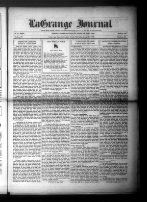 La Grange Journal (La Grange, Tex.), Vol. 51, No. 26, Ed. 1 Thursday, June 26, 1930