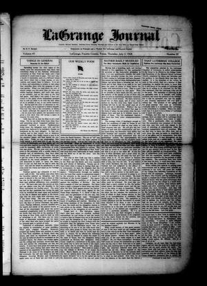 La Grange Journal (La Grange, Tex.), Vol. 45, No. 27, Ed. 1 Thursday, July 3, 1924