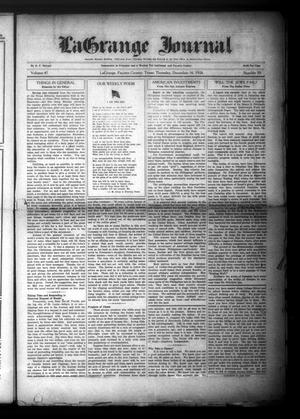 La Grange Journal (La Grange, Tex.), Vol. 47, No. 50, Ed. 1 Thursday, December 16, 1926