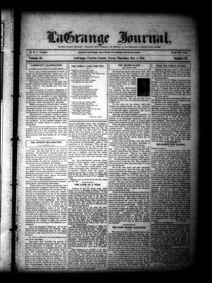 La Grange Journal. (La Grange, Tex.), Vol. 35, No. 49, Ed. 1 Thursday, December 3, 1914