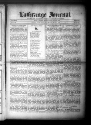 La Grange Journal (La Grange, Tex.), Vol. 50, No. 15, Ed. 1 Thursday, April 11, 1929