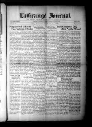 La Grange Journal (La Grange, Tex.), Vol. 56, No. 14, Ed. 1 Thursday, April 4, 1935