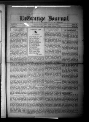 La Grange Journal (La Grange, Tex.), Vol. 49, No. 50, Ed. 1 Thursday, December 13, 1928
