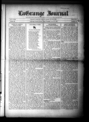 La Grange Journal (La Grange, Tex.), Vol. 46, No. 26, Ed. 1 Thursday, June 25, 1925