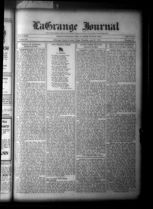 La Grange Journal (La Grange, Tex.), Vol. 50, No. 26, Ed. 1 Thursday, June 27, 1929