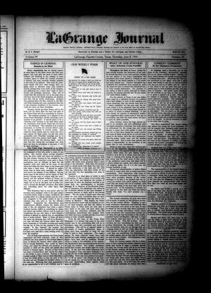 La Grange Journal (La Grange, Tex.), Vol. 54, No. 23, Ed. 1 Thursday, June 8, 1933