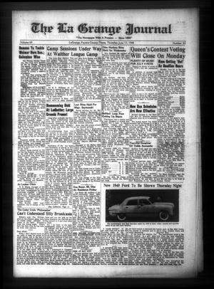 The La Grange Journal (La Grange, Tex.), Vol. 69, No. 25, Ed. 1 Thursday, June 17, 1948