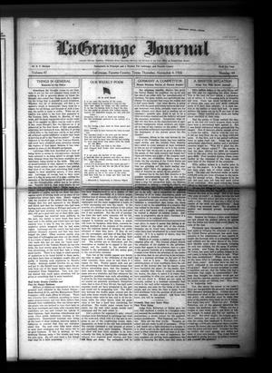 La Grange Journal (La Grange, Tex.), Vol. 47, No. 44, Ed. 1 Thursday, November 4, 1926