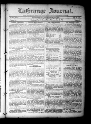 La Grange Journal. (La Grange, Tex.), Vol. 34, No. 4, Ed. 1 Thursday, January 23, 1913