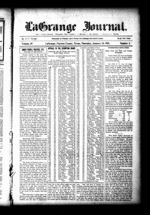 La Grange Journal. (La Grange, Tex.), Vol. 39, No. 4, Ed. 1 Thursday, January 24, 1918