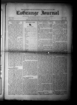 Primary view of object titled 'La Grange Journal (La Grange, Tex.), Vol. 49, No. 24, Ed. 1 Thursday, June 14, 1928'.