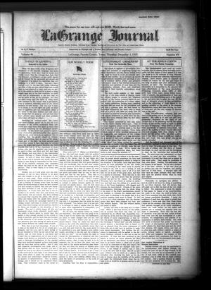 La Grange Journal (La Grange, Tex.), Vol. 46, No. 49, Ed. 1 Thursday, December 3, 1925