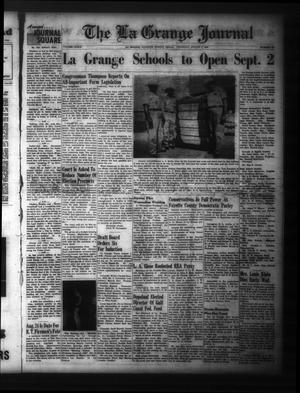 Primary view of object titled 'The La Grange Journal (La Grange, Tex.), Vol. 79, No. 32, Ed. 1 Thursday, August 7, 1958'.