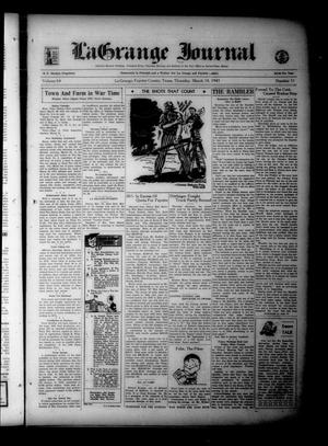 La Grange Journal (La Grange, Tex.), Vol. 64, No. 11, Ed. 1 Thursday, March 18, 1943