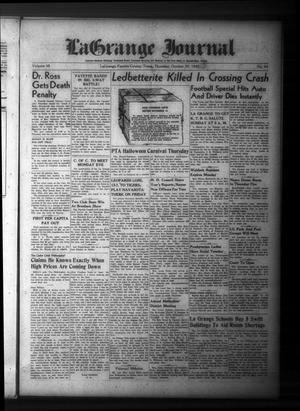 La Grange Journal (La Grange, Tex.), Vol. 68, No. 44, Ed. 1 Thursday, October 30, 1947