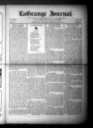 La Grange Journal (La Grange, Tex.), Vol. 51, No. 47, Ed. 1 Thursday, November 20, 1930
