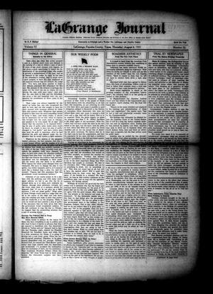 La Grange Journal (La Grange, Tex.), Vol. 52, No. 32, Ed. 1 Thursday, August 6, 1931