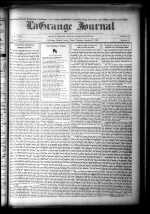 La Grange Journal (La Grange, Tex.), Vol. 45, No. 43, Ed. 1 Thursday, October 23, 1924