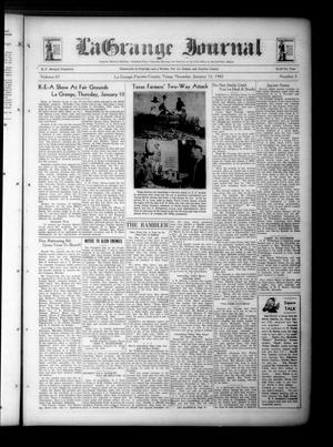 La Grange Journal (La Grange, Tex.), Vol. 63, No. 3, Ed. 1 Thursday, January 15, 1942