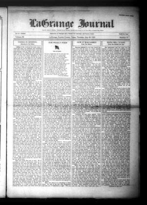 La Grange Journal (La Grange, Tex.), Vol. 46, No. 31, Ed. 1 Thursday, July 30, 1925