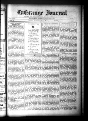 La Grange Journal (La Grange, Tex.), Vol. 46, No. 5, Ed. 1 Thursday, January 29, 1925
