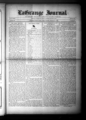La Grange Journal (La Grange, Tex.), Vol. 50, No. 8, Ed. 1 Thursday, February 21, 1929