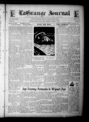 La Grange Journal (La Grange, Tex.), Vol. 63, No. 6, Ed. 1 Thursday, February 5, 1942