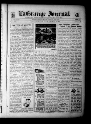Primary view of object titled 'La Grange Journal (La Grange, Tex.), Vol. 64, No. 10, Ed. 1 Thursday, March 11, 1943'.
