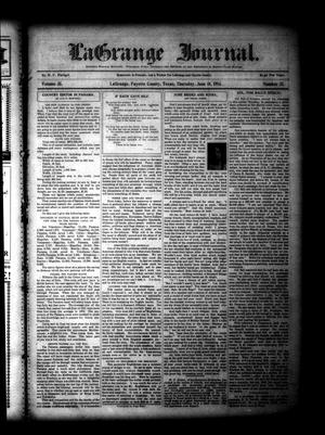La Grange Journal. (La Grange, Tex.), Vol. 35, No. 25, Ed. 1 Thursday, June 18, 1914